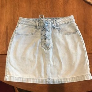 PacSun jean skirt